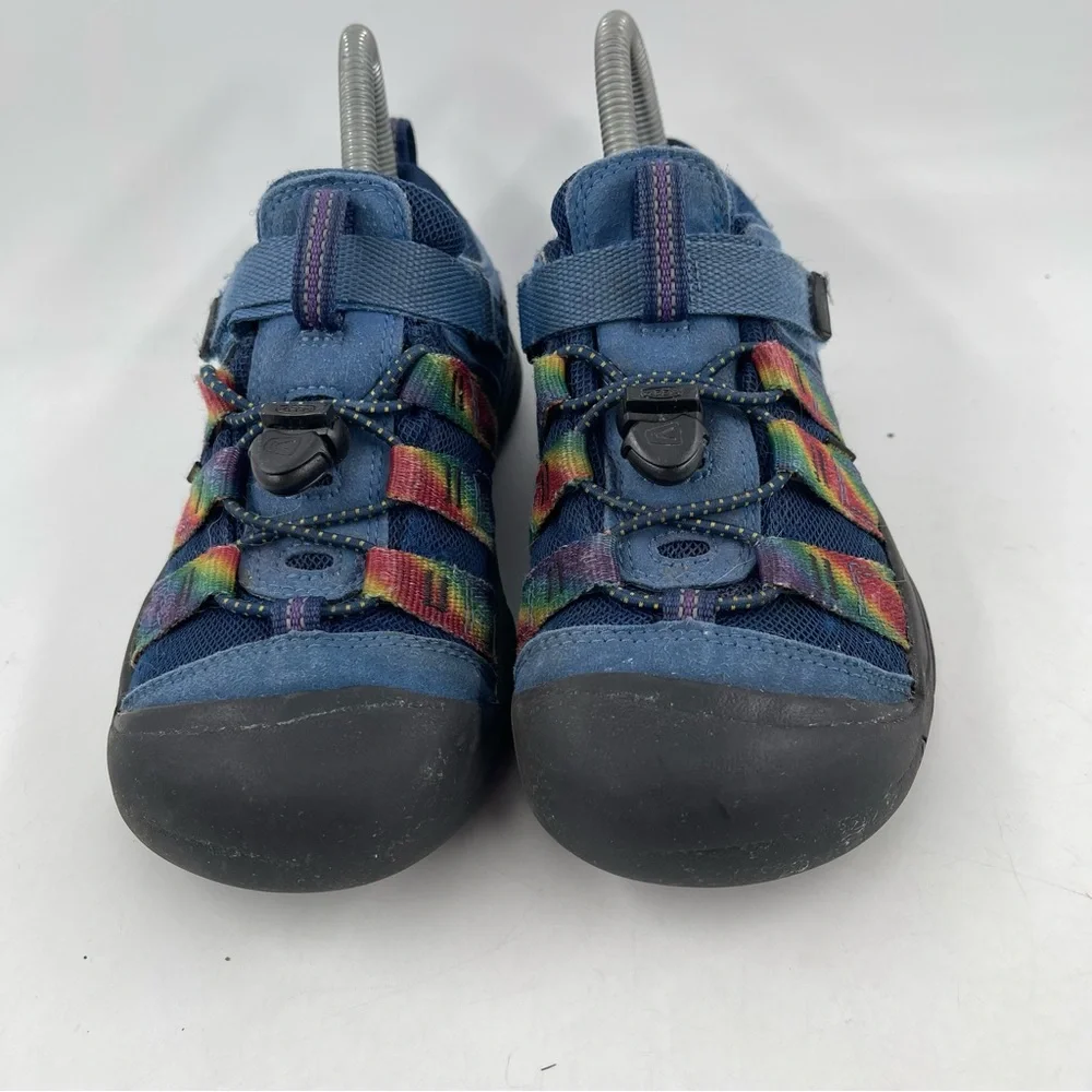 Keen Big Kids Newport H2SHO Blue & Rainbow Multi-Use Waterproof Shoes - Size 3 Y